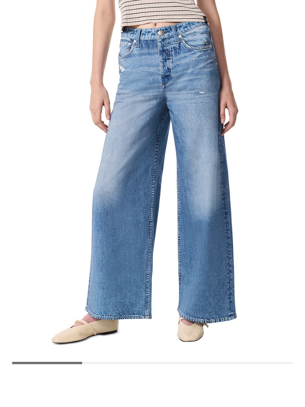 Rag & bone Miramar Sofie high rise ankle length cotton terry sweatpant jeans